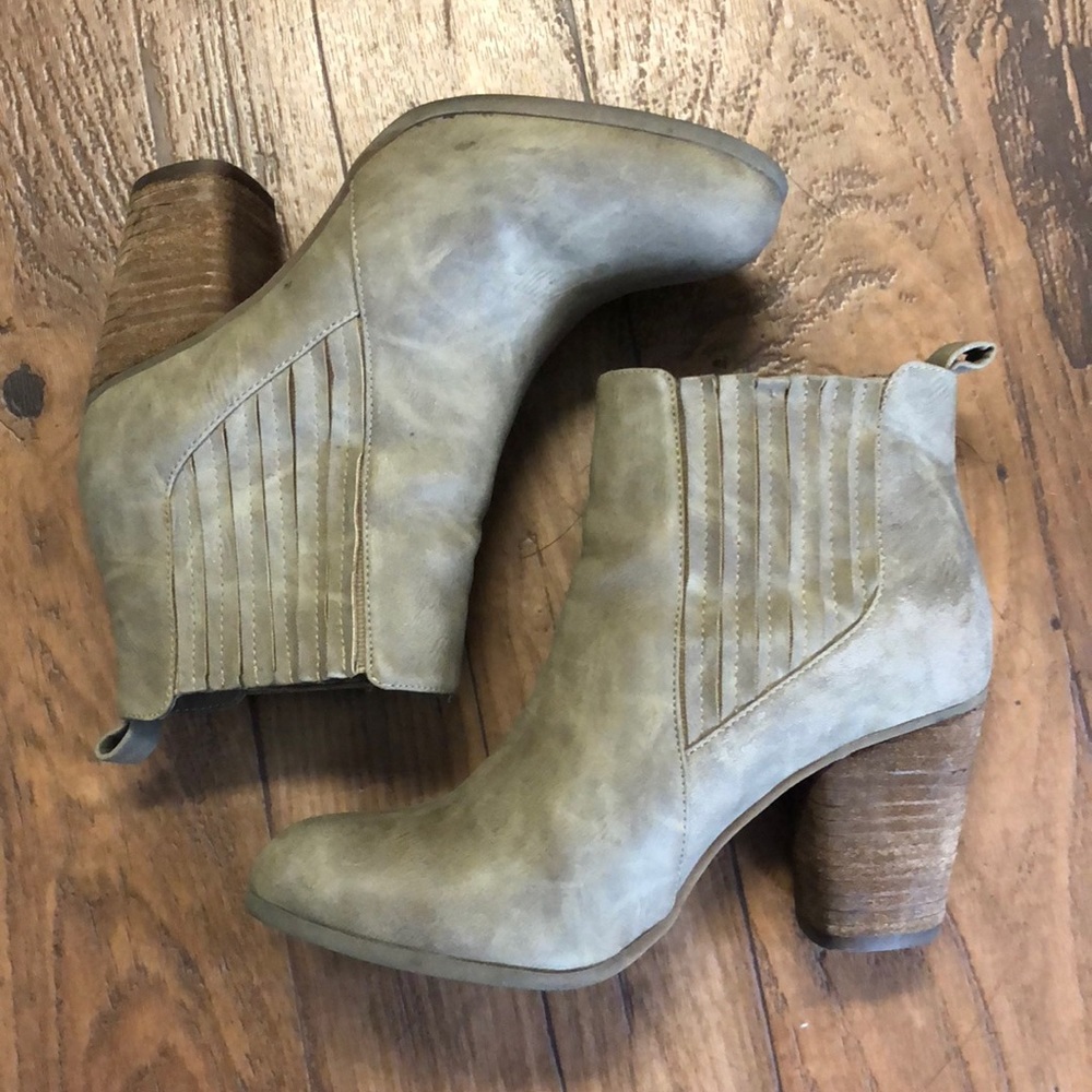 Madden Girl Taupe Booties